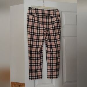 Plaid Capri Pants